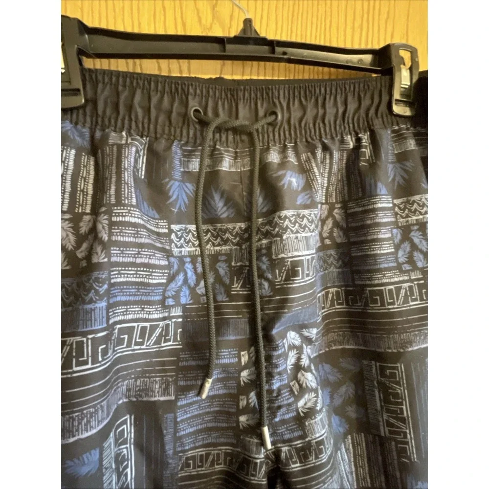 Kirkland Signature Men's Swim Short (Navy Patchwork Size XL) Swim‎ Trunks